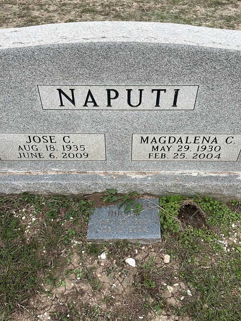 Jose C. Naputi's grave. Photo 1