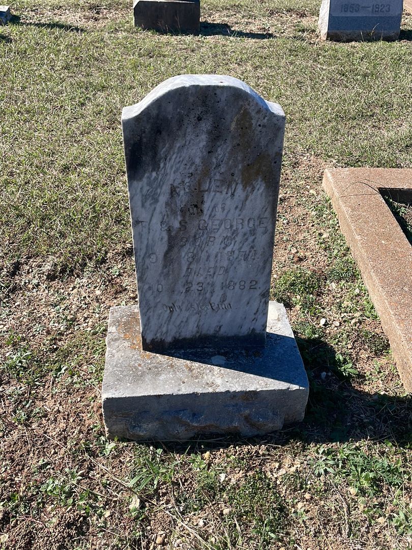Allen George's grave. Photo 1