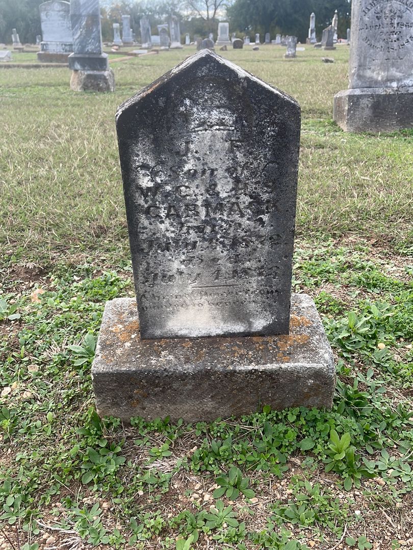 J. F. Carmack's grave. Photo 1