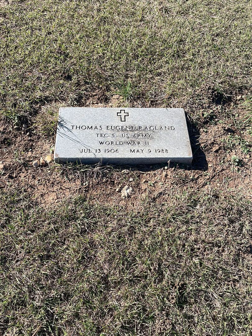 Thomas Eugene Ragland's grave. Photo 1