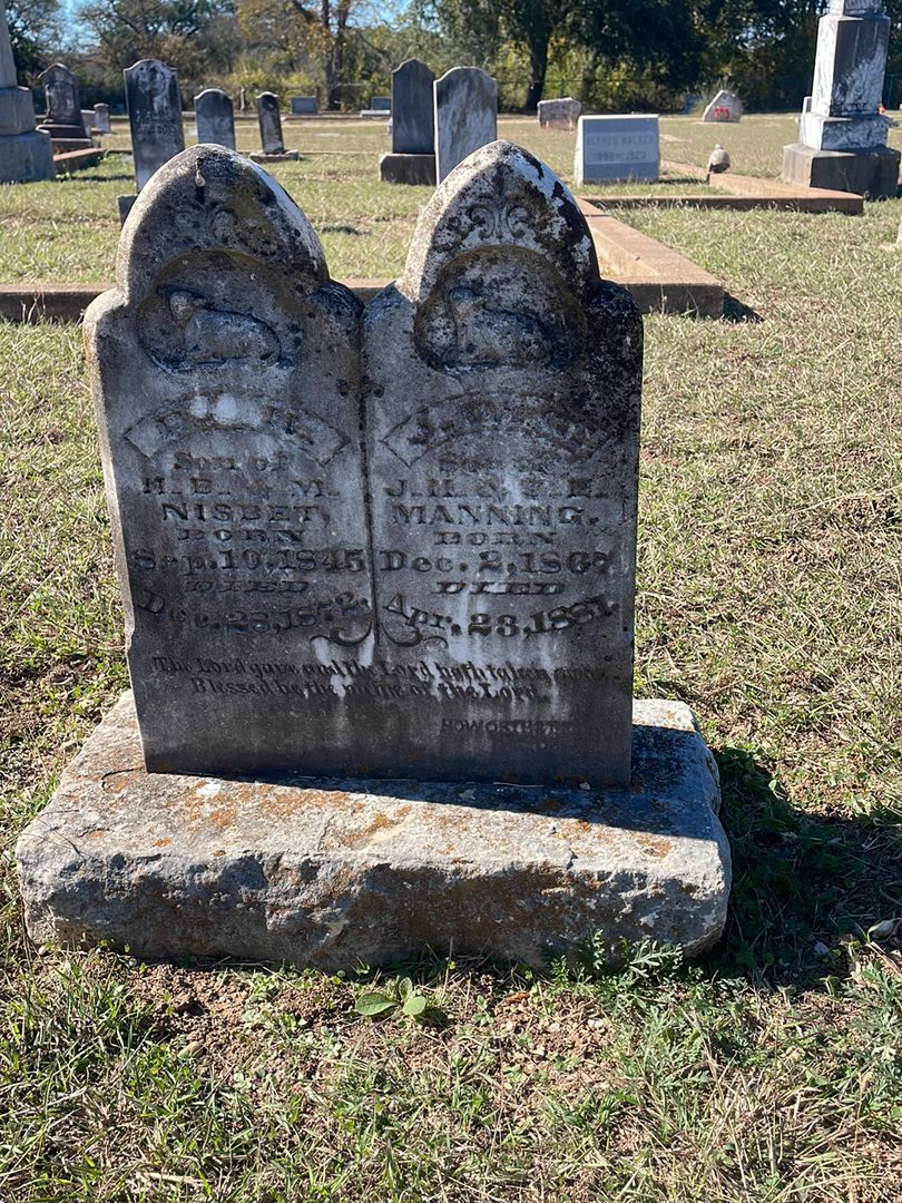 J. W. G. Manning's grave. Photo 1