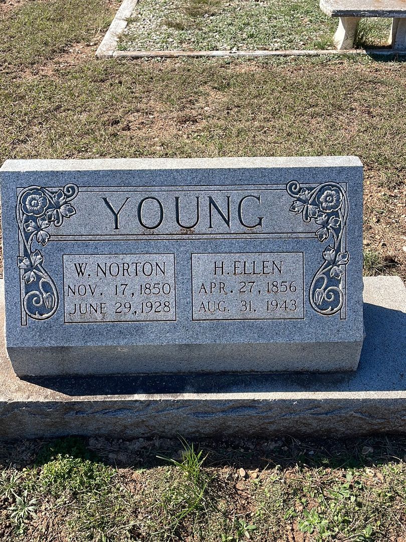 H. Ellen Young's grave. Photo 1