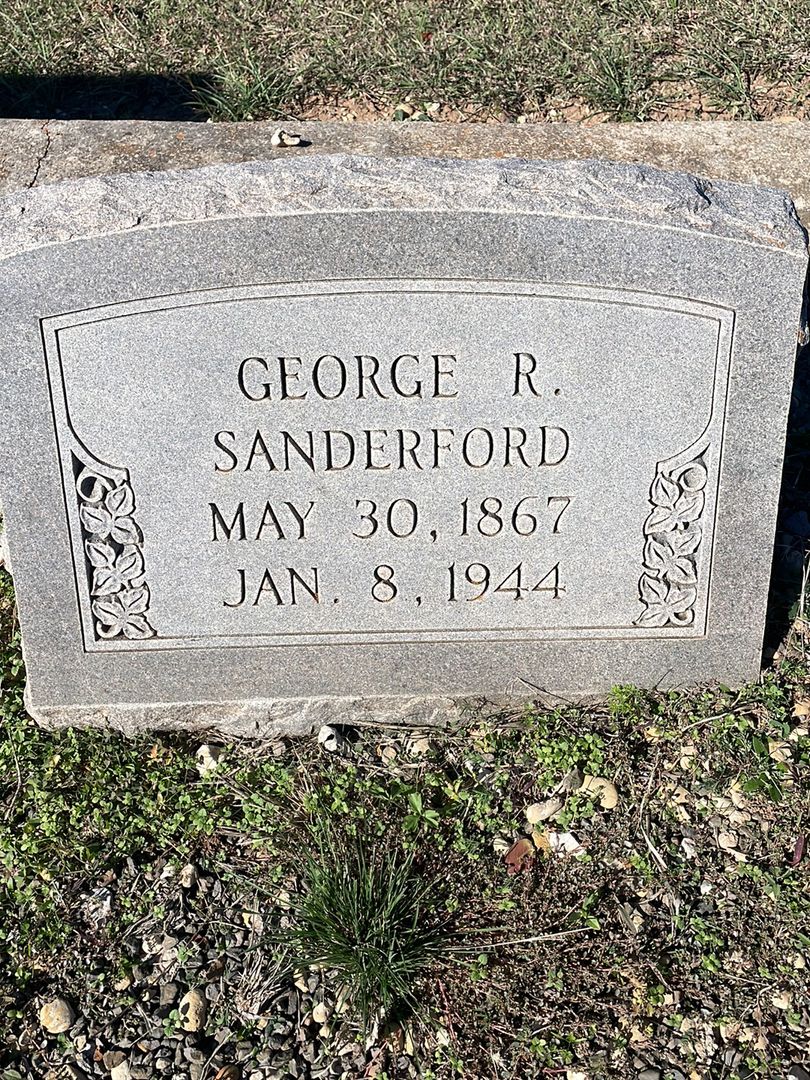 George R. Sanderford's grave. Photo 1
