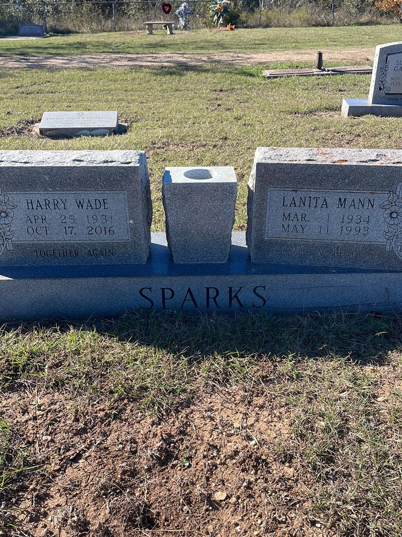Lanita Mann Sparks's grave. Photo 1