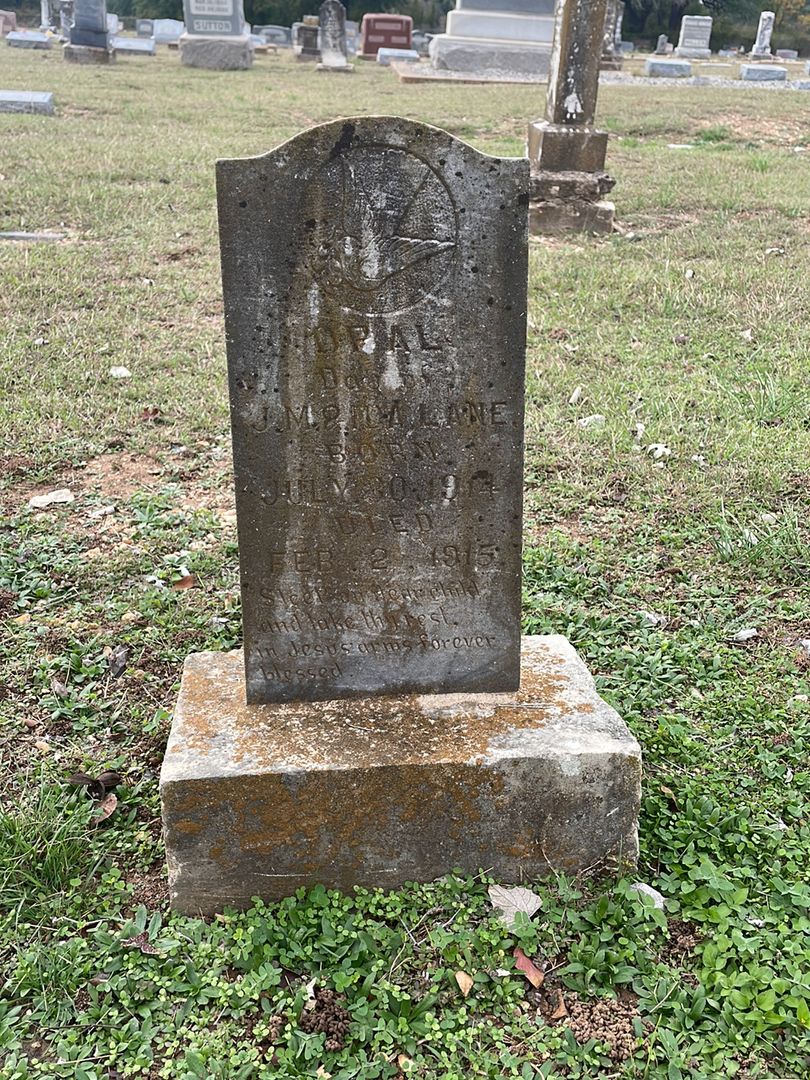Opal Lane's grave. Photo 1