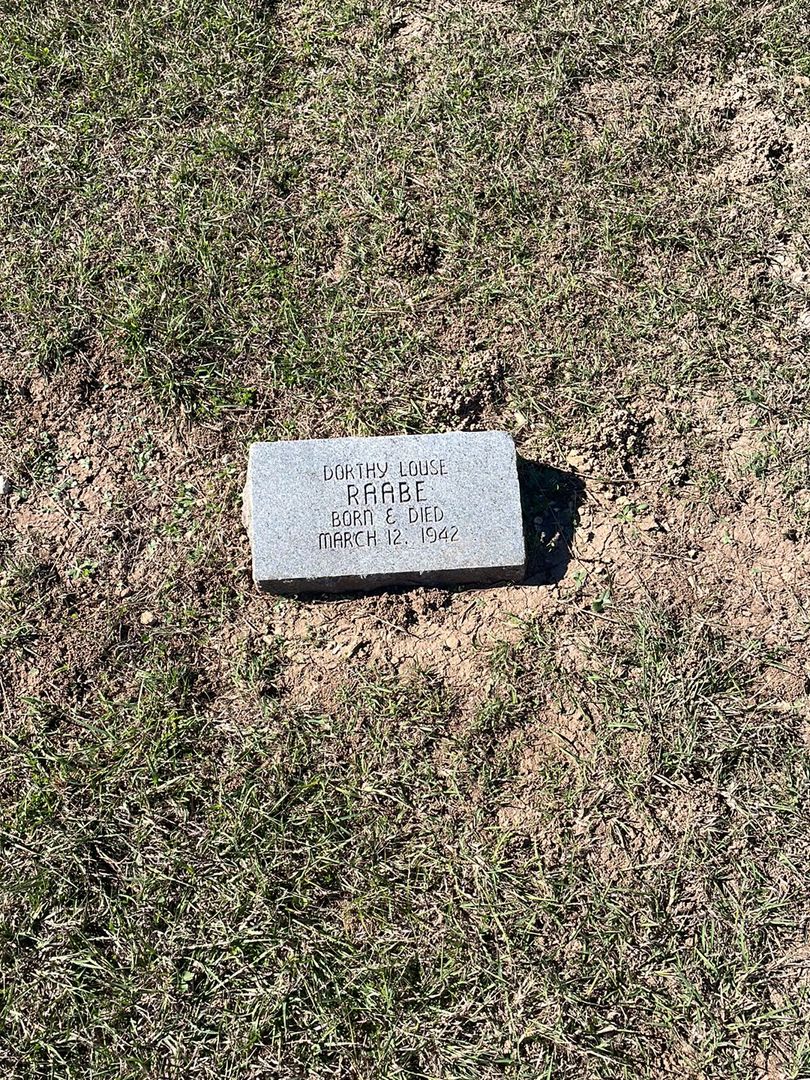 Dorthy Louse Raabe's grave. Photo 1