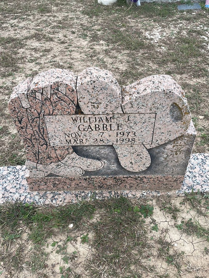 William J. Gabble's grave. Photo 1