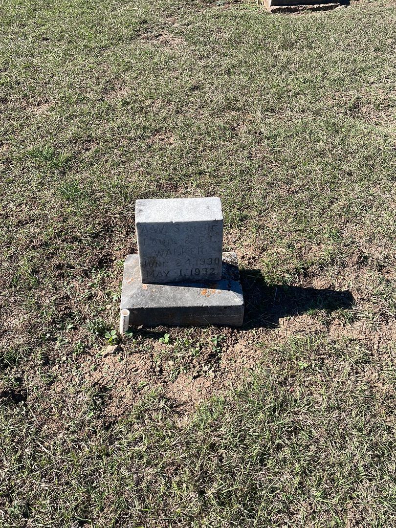 A. W. Walker's grave. Photo 1