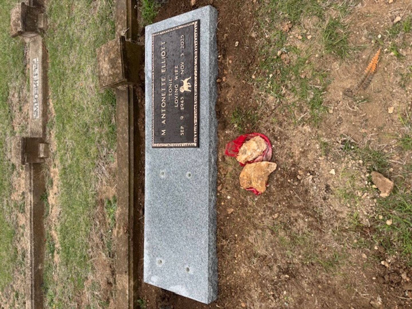 Mary Antonette Elliott's grave