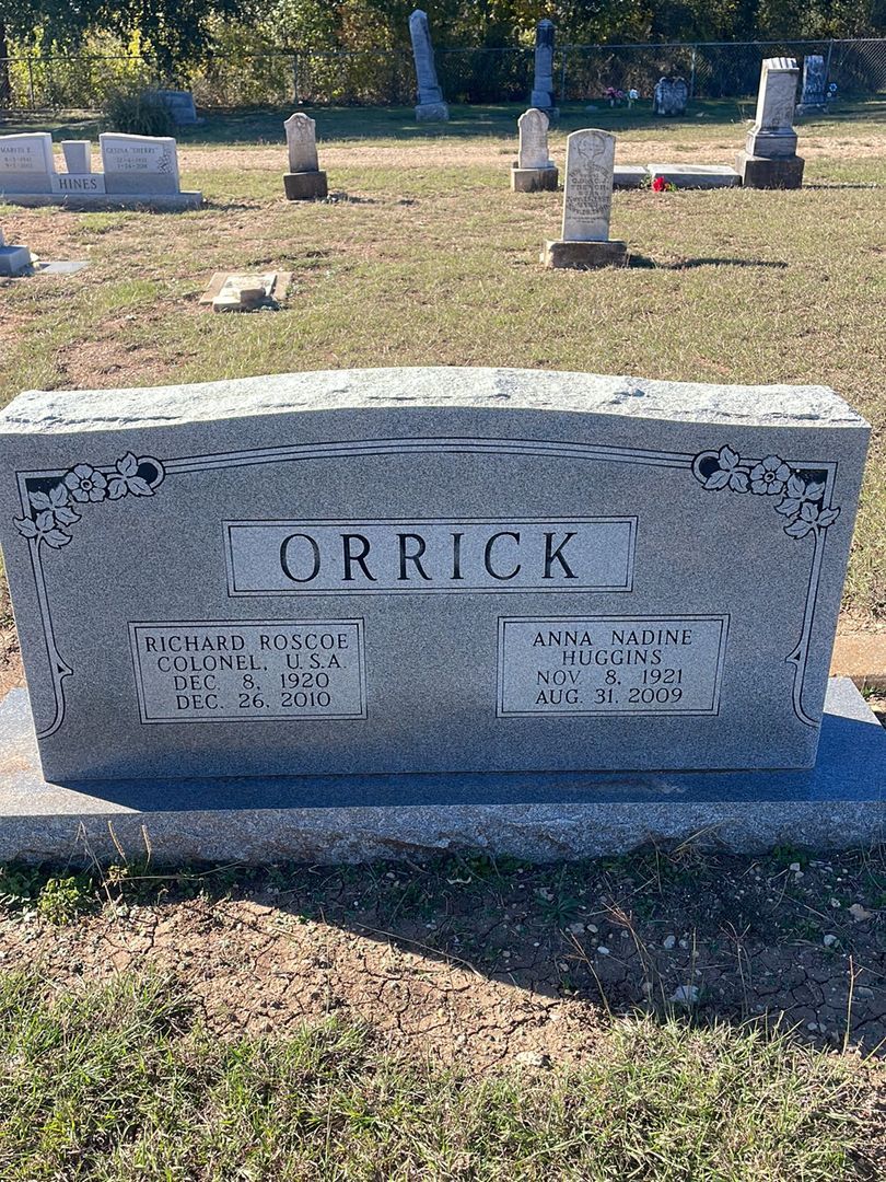 Richard Roscoe Orrick's grave. Photo 1