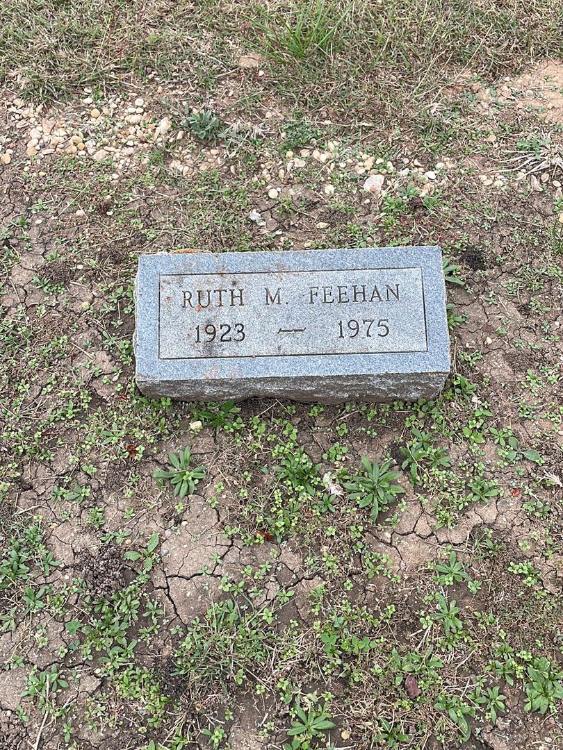 Ruth M. Feehan's grave. Photo 1