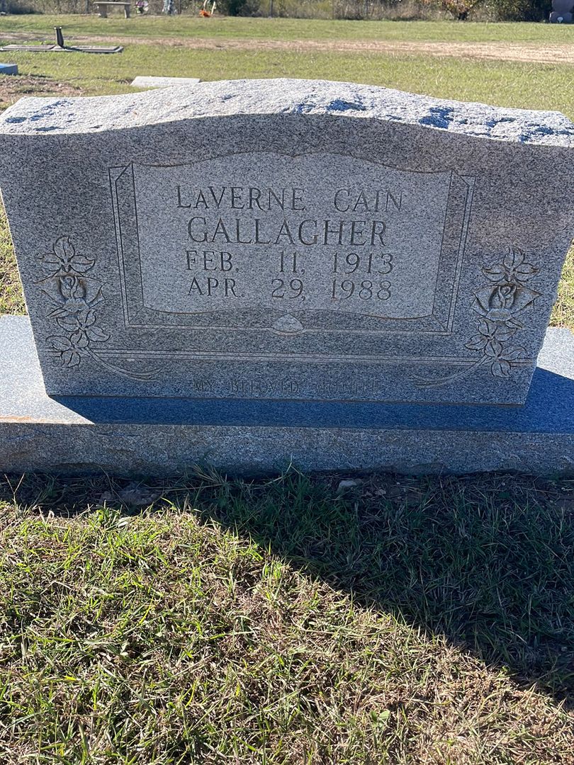Laverne Cain Gallagher Galloway's grave. Photo 1