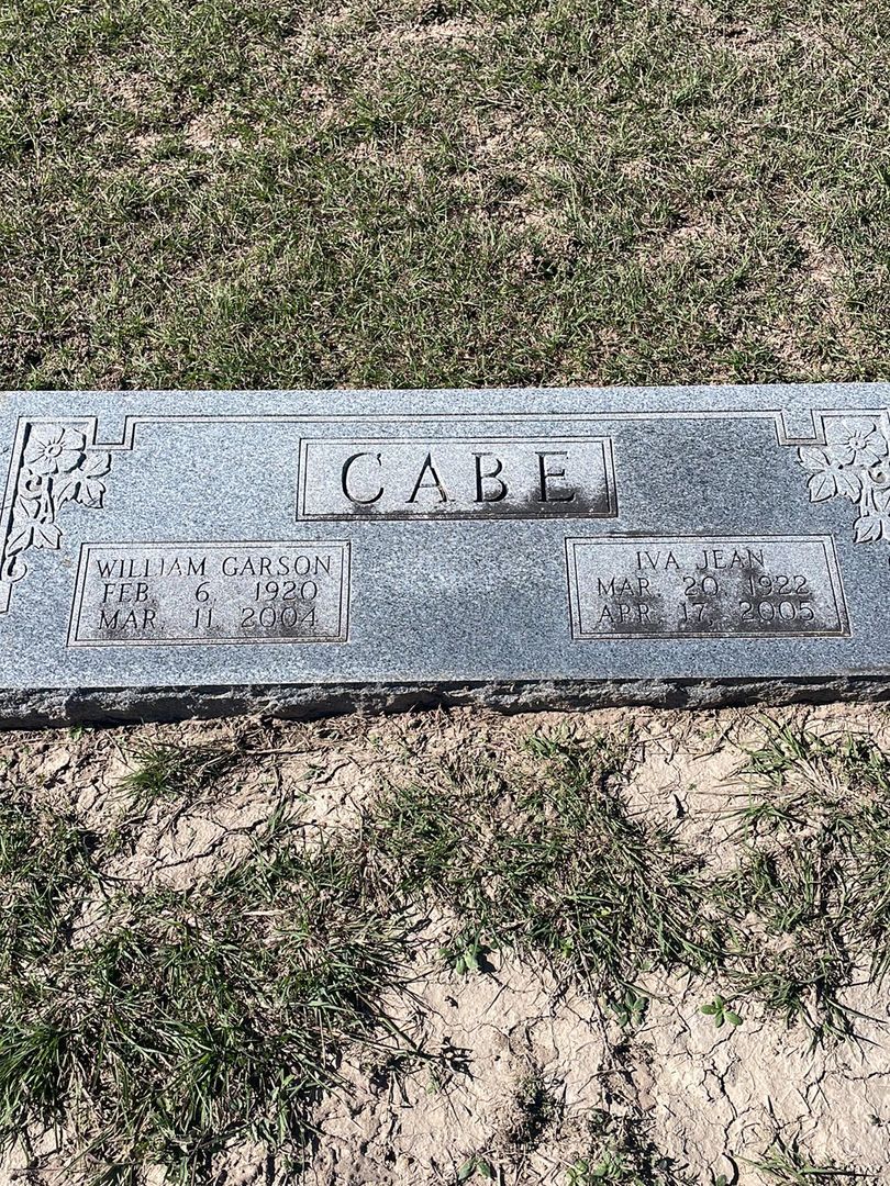 William Garson Cabe's grave. Photo 1