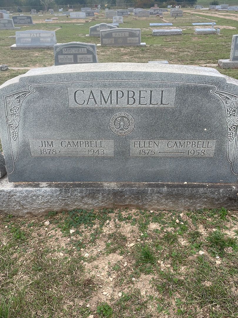Ellen Campbell's grave. Photo 1