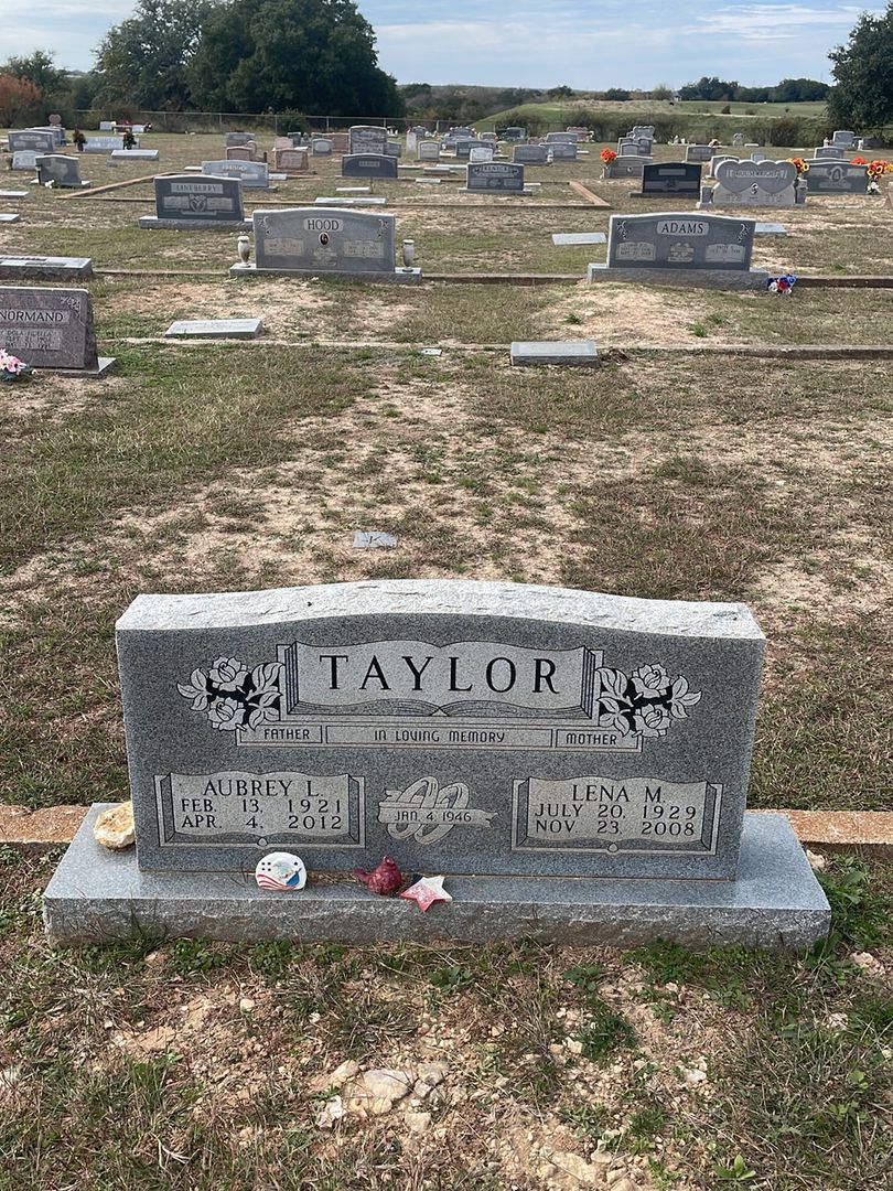 Lena M. Taylor's grave. Photo 1