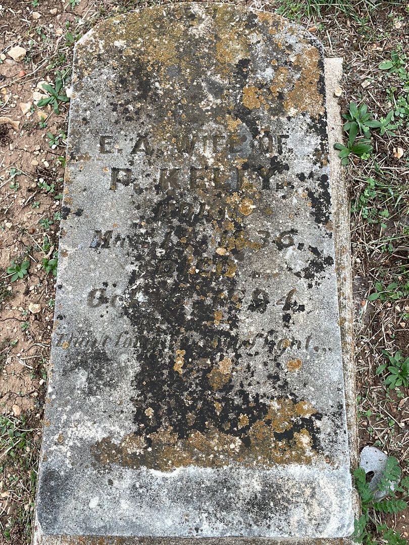 E. A. Kelly's grave. Photo 1