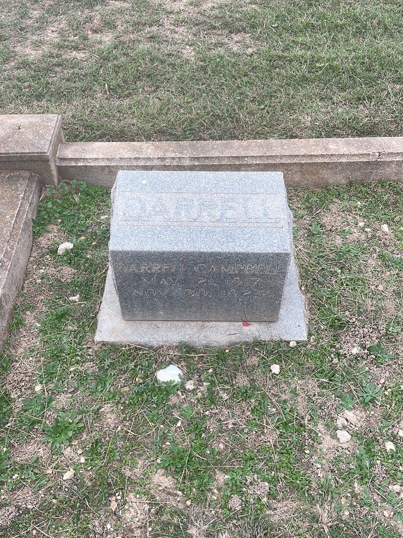 Darrell Campbell's grave. Photo 1