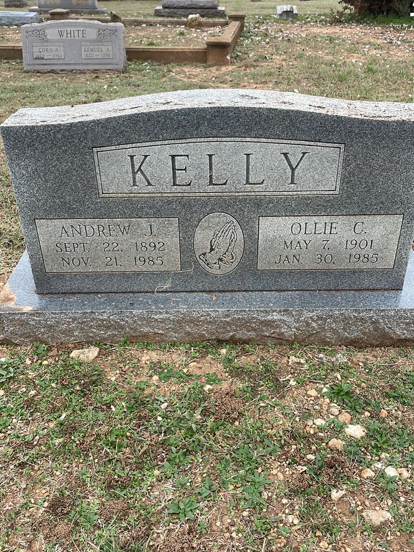 Andrew J. Kelly's grave. Photo 1