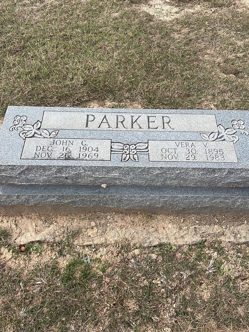 John C. Parker's grave. Photo 1