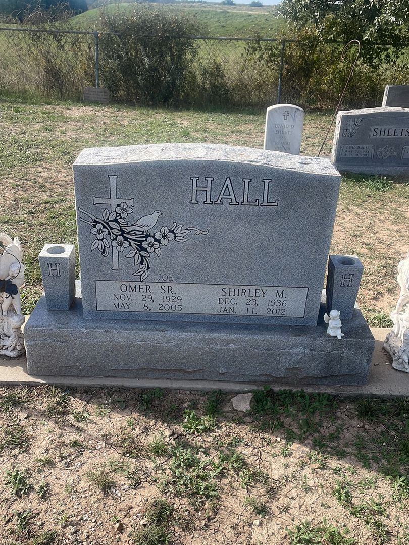Shirley M. Hall's grave. Photo 1