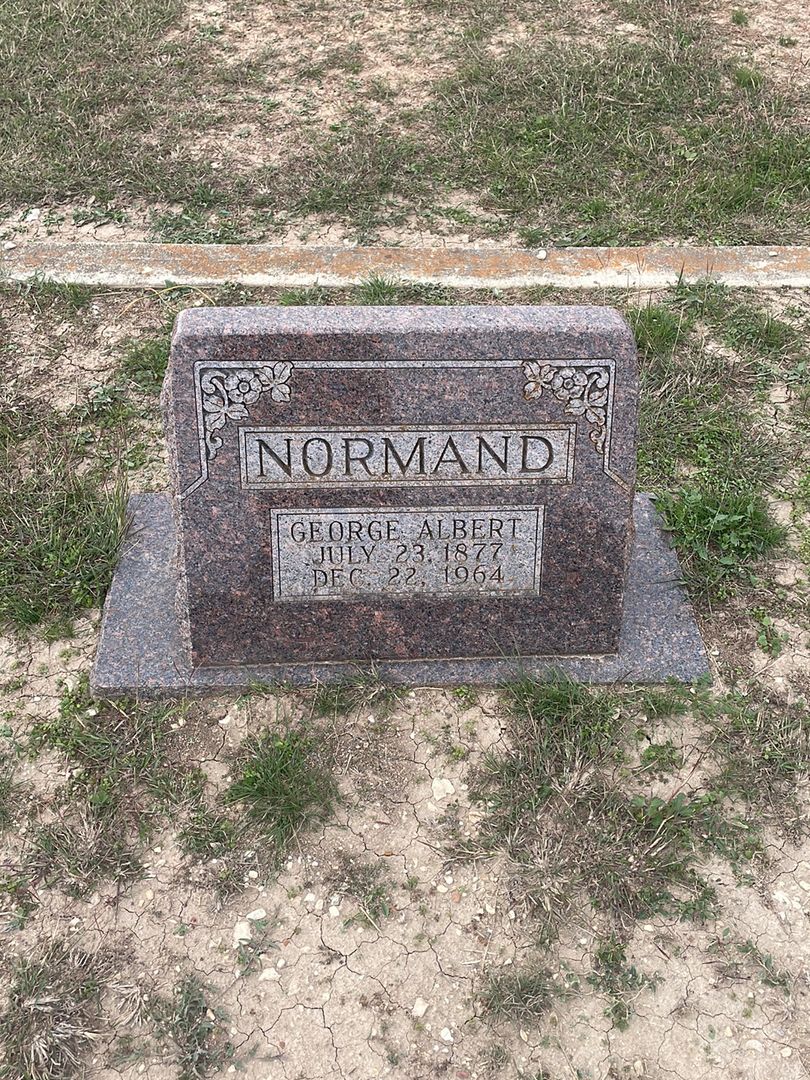George Albert Normand's grave. Photo 1