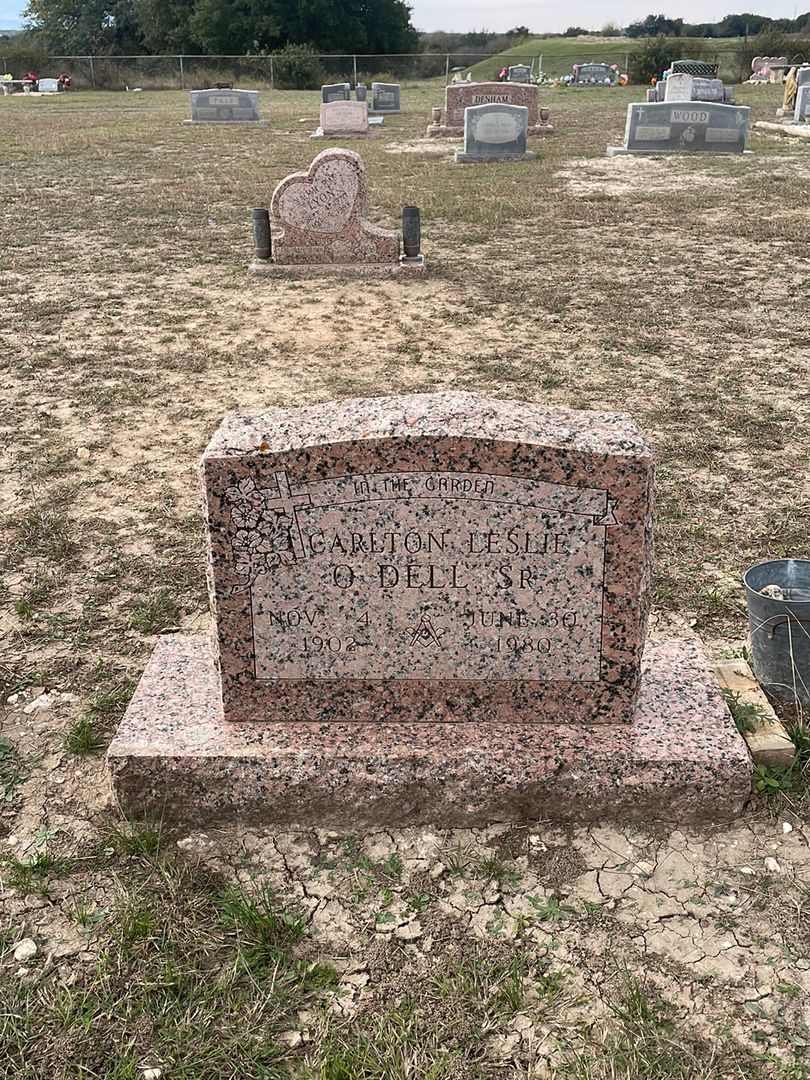 Carlton Leslie O'Dell Senior's grave. Photo 1