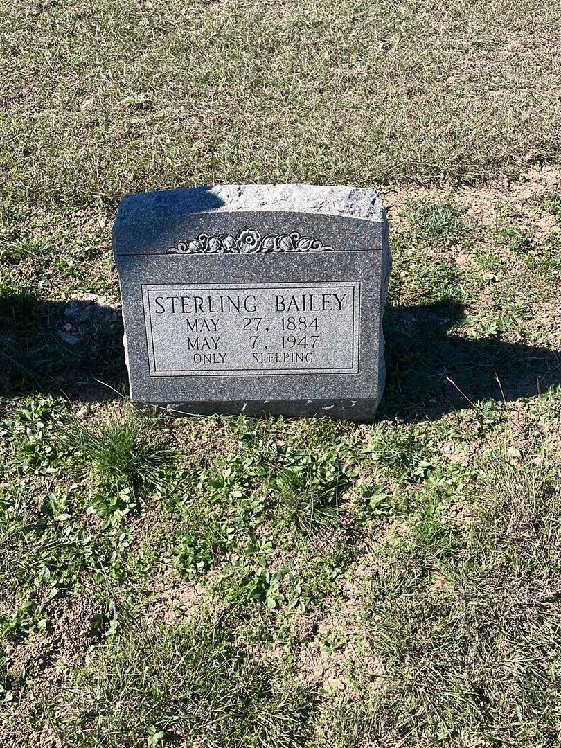 Sterling Bailey's grave. Photo 1