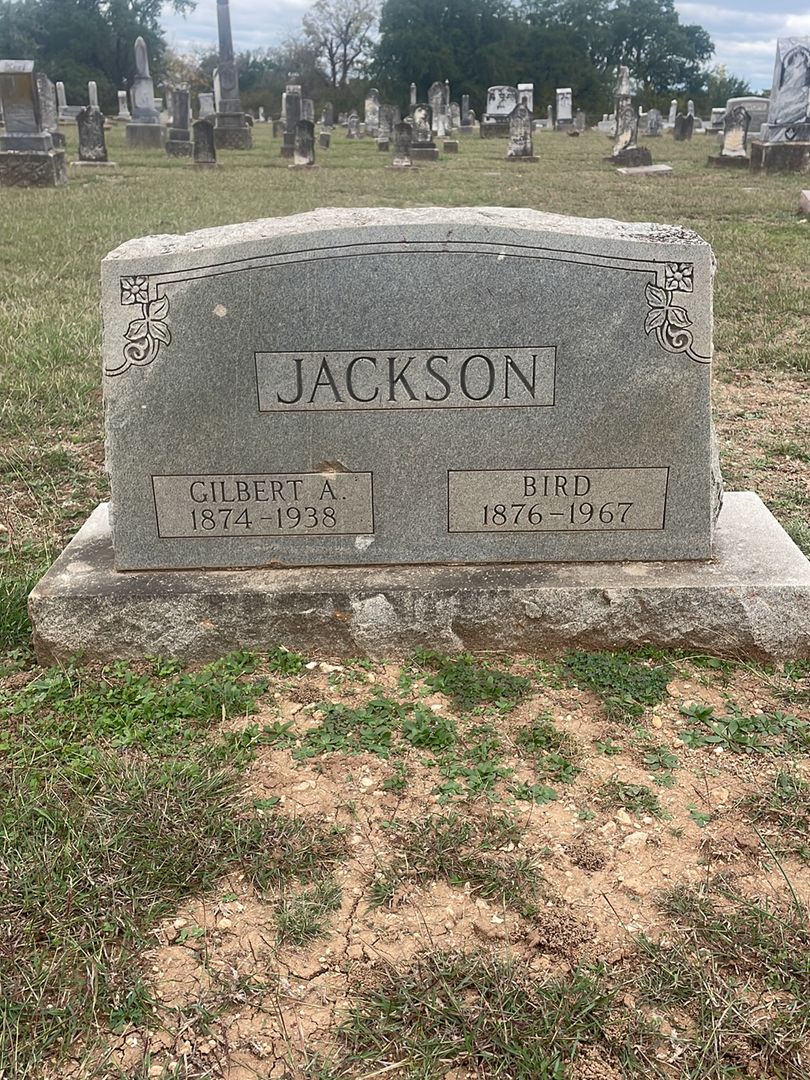 Gilbert A. Jackson's grave. Photo 1