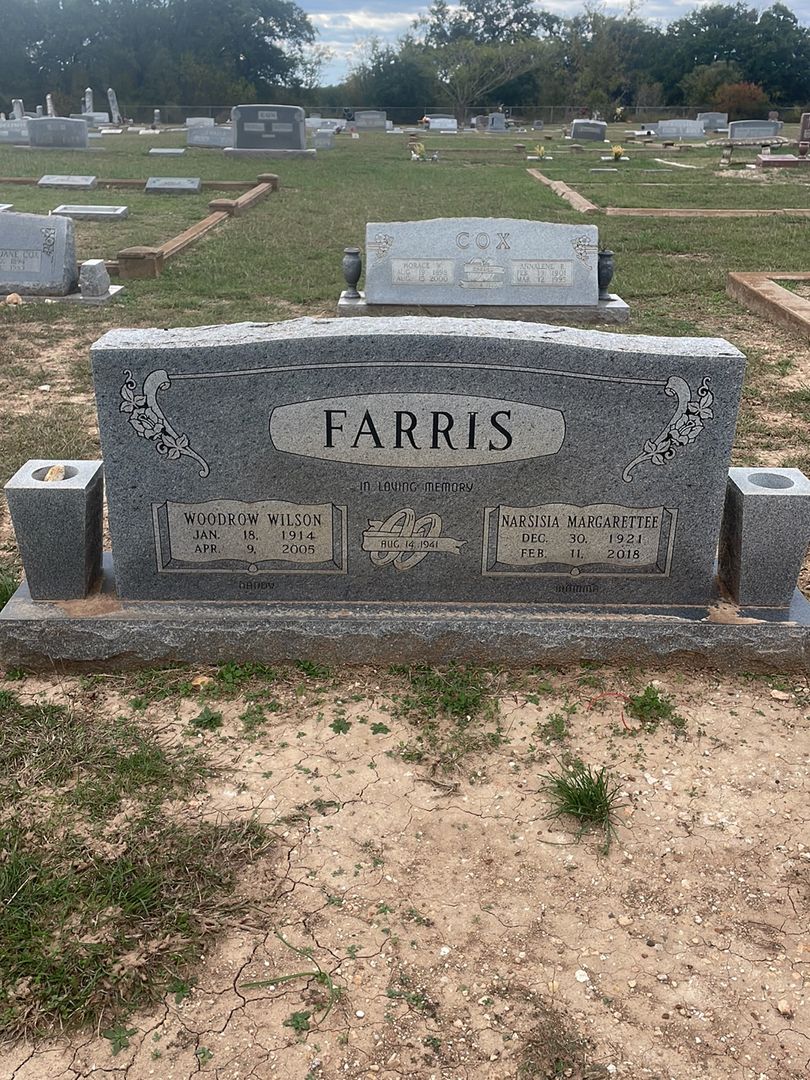 Woodrow Wilson Farris's grave. Photo 1