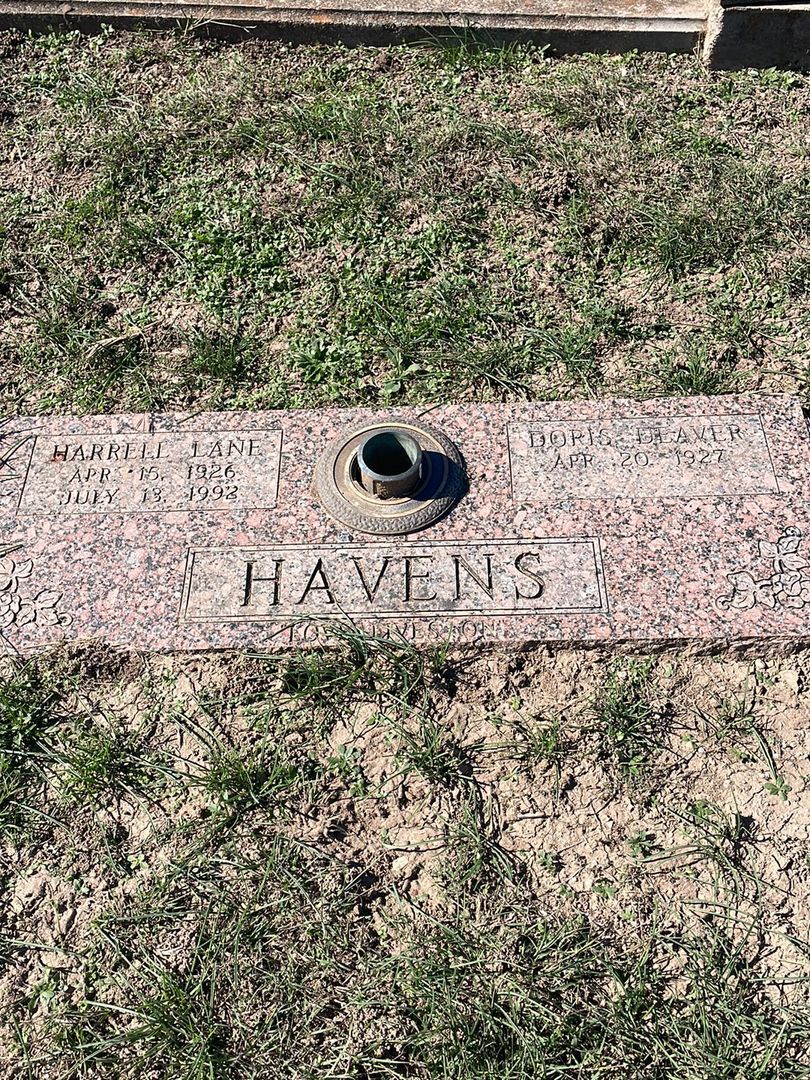 Harrell Lane Havens's grave. Photo 1