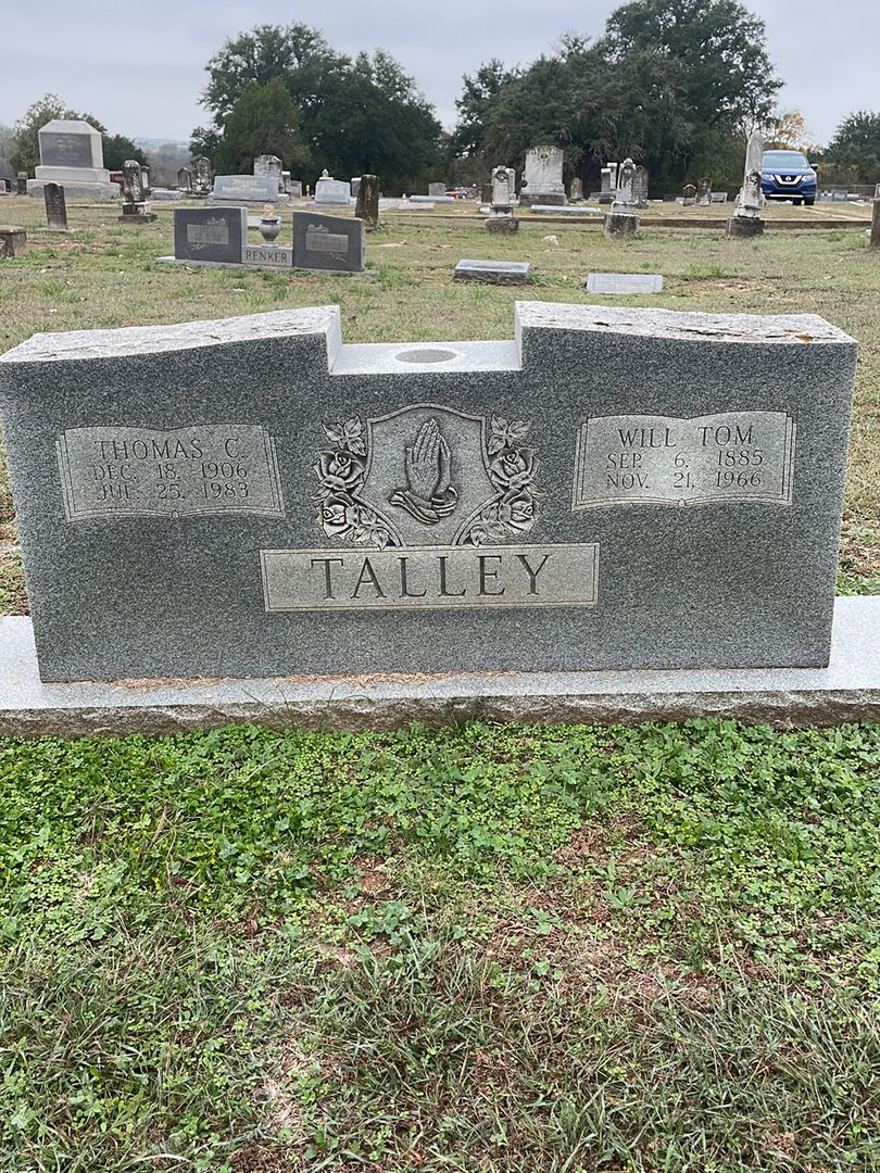 Will Tom Talley's grave. Photo 1
