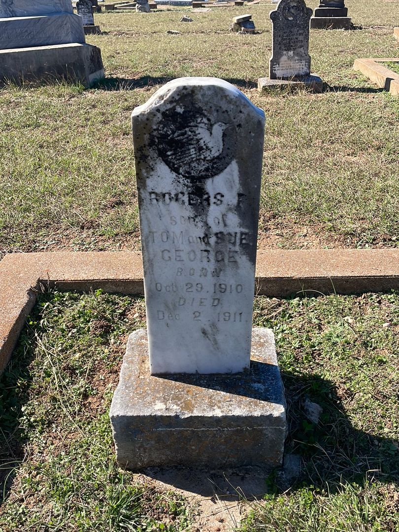Rogers F. George's grave. Photo 1