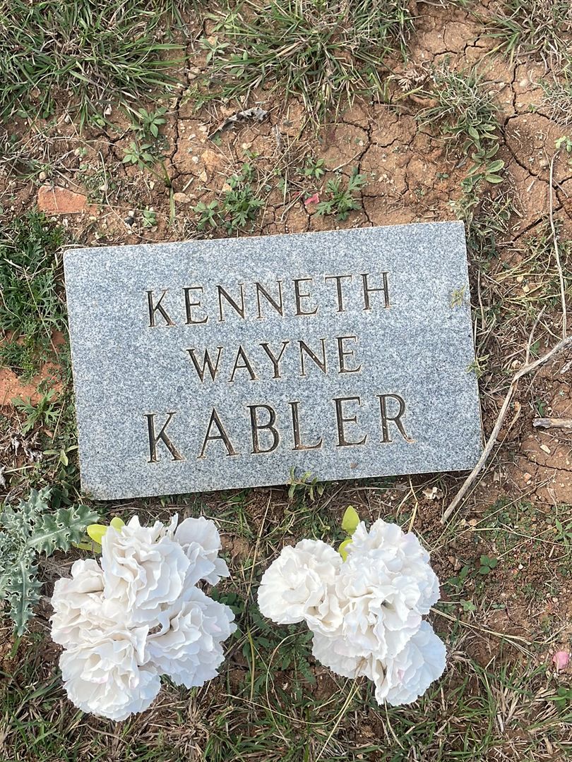 Kenneth Wayne Kabler's grave. Photo 1