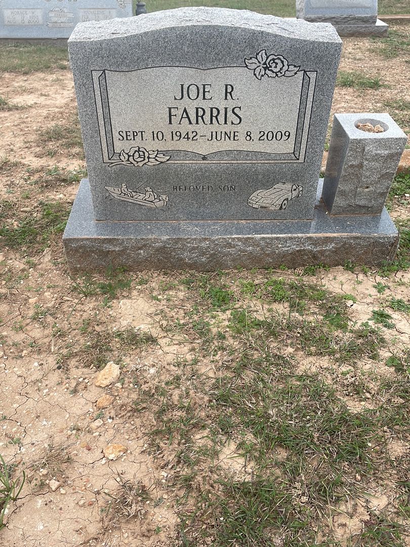 Joe R. Farris's grave. Photo 1